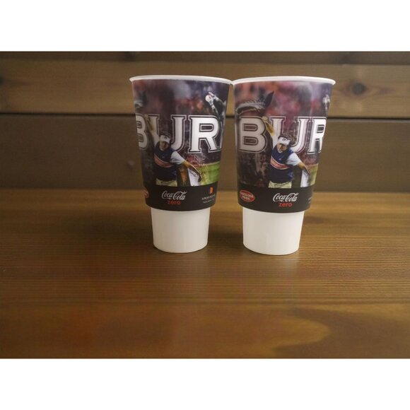 Auburn Football 7-Piece Fan Set – Metal Drink Bucket, 2 Cups & 4 NEW Steak Knive - Picture 8 of 16